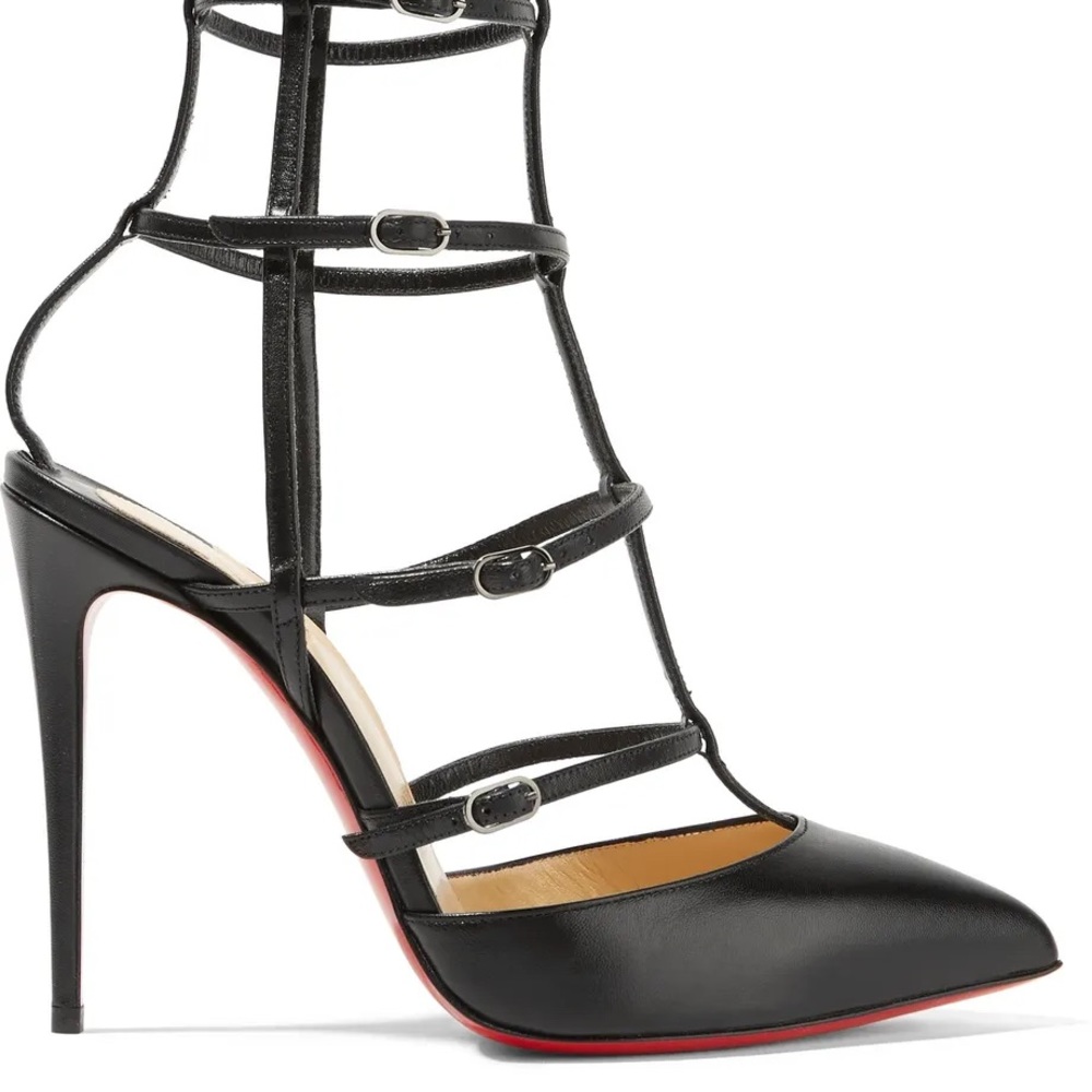 CHRISTIAN LOUBOUTIN Kadreyana 100 leather pumps